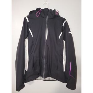 Karbon Women's ski Snowboarding Jacket Size 12 Black Thermore Good Condition